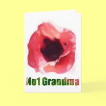 Number One Grandma cards