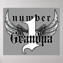 Number One Grandpa Poster