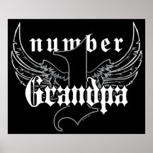 Number One Grandpa Poster II