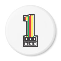 Number One In Benin Refrigerator Magnet