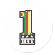 Number One In Benin Sticker