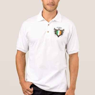 Number One Irish Dad Polo T-shirts