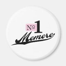 Number One Memere Magnets