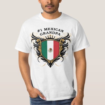 Number One Mexican Grandpa Tee Shirt