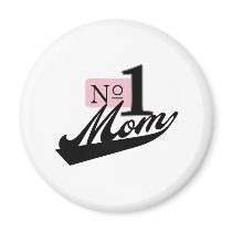 Number One Mom magnets