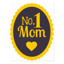 Number One Mom Postcards