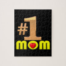 Number One Mom Puzzle