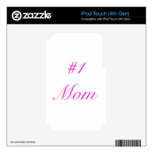 number one mom skin for iPod touch 4G