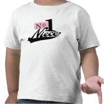 Number One Niece t-shirts by AuntandUncleGifts Number One Niece t-shirts
