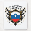 Number One Slovenian Grandma mousepads