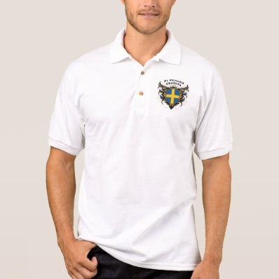 Number One Swedish Grandpa Polo Shirts