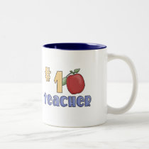Number One Teacher mugs