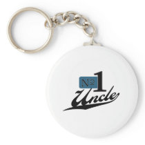 Number One Uncle Keychain