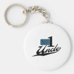 Number One Uncle Keychain