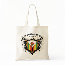 Number One Zimbabwean Aunt Canvas Bags