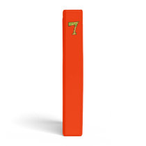 Number seven (7) 3 ring binders