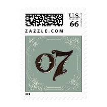 Number Seven Postage Stamp by kjamison Number Seven Postage Stamp