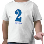 number two boy, Child's Name Tshirt