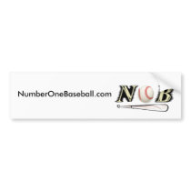 NumberOneBaseball.com Bumper Sticker bumper stickers