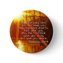 NUMBERS 6:24 BIBLE VERSE - MAY THE LORD BLESS YOU PIN