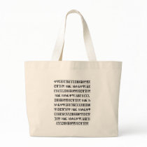 numbers B/W Bags