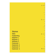 Numbers - Chubby Business Cards