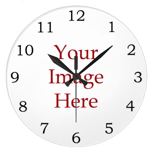 numbers create your own round clock zazzle numbers create your own round clock zazzle