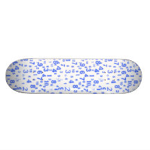 Numbers Game! Skateboard Deck