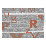 Numbers Orange Card