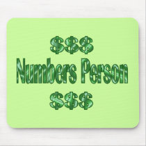 Numbers Person Mouse Mats