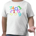 Numbers t-shirts by cycreation Numbers t-shirts