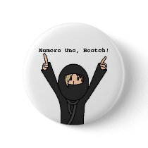 Numero Uno, Beotch! buttons by omnipotencia Numero Uno, Beotch! buttons