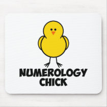 Numerology Chick mousepads