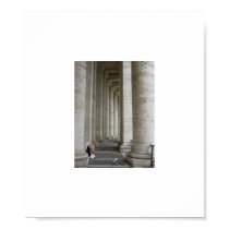 nun outside of St. Peters posters