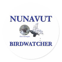 Nunavut Birdwatcher stickers by nakedzealot Nunavut Birdwatcher stickers
