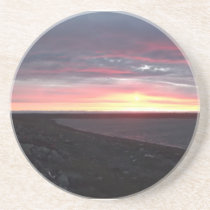 Nunavut Sunset Coaster by Norma Budden