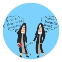Nuns "Extreme Irritation" Gifts stickers