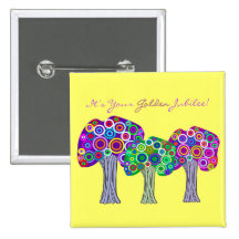 Nuns Golden Jubilee 50th Anniversary Gifts Button