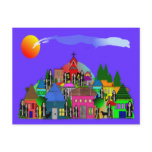 "Nuns of the Village"  Catholic Nun Art Gifts postcards