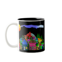"Nuns of the Village" Whimsical Art Gifts Coffee Mugs
