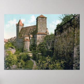 Nuremberg Castle print