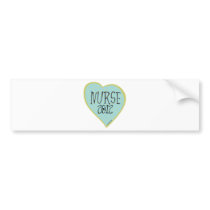 Nurse 2012 Heart Bumper Sticker