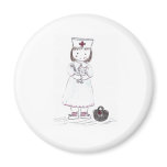 Nurse and Kitten Magnets