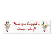 Nurse Angel bumper stickers by SweetRascal Nurse Angel bumper stickers