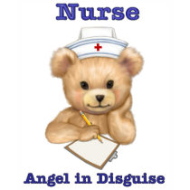Nurse - Angel in Disguise t-shirts