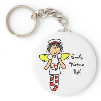 Nurse Angel Keychains