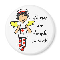 Nurse Angel magnets