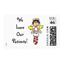 Nurse Angel Postage Stamps