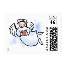 Nurse Angel Postage Stamps by oph3lia Nurse Angel Postage Stamps