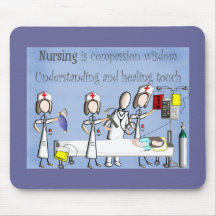 Nurse Art Gifts Mousepads